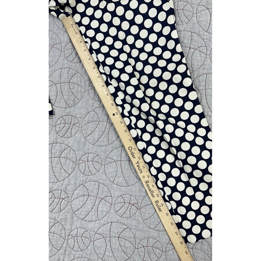 J.Crew City Fit Skimmer Cropped Pants Printed Polka Dot Pants / Women's Size 0 - Picture 7 of 7